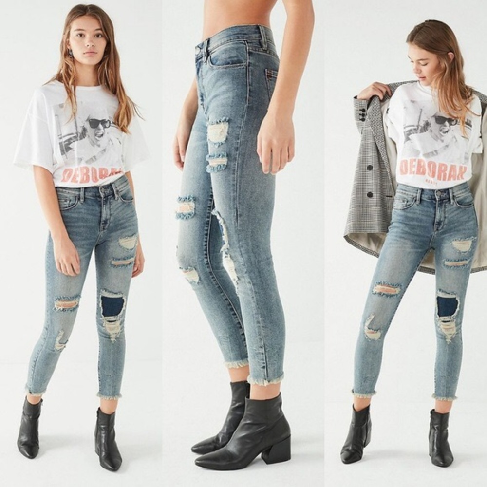 Urban/ BDG twig high rise cropped jeans